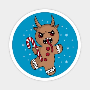 Gingerbread Krampus Magnet